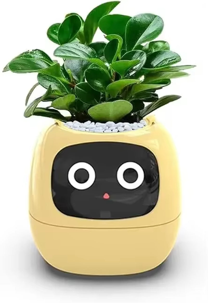 Smart Flowerpots,Smart Pet Planter,Ai Planter,Intelligent Flowerpots,Multiple Expressions