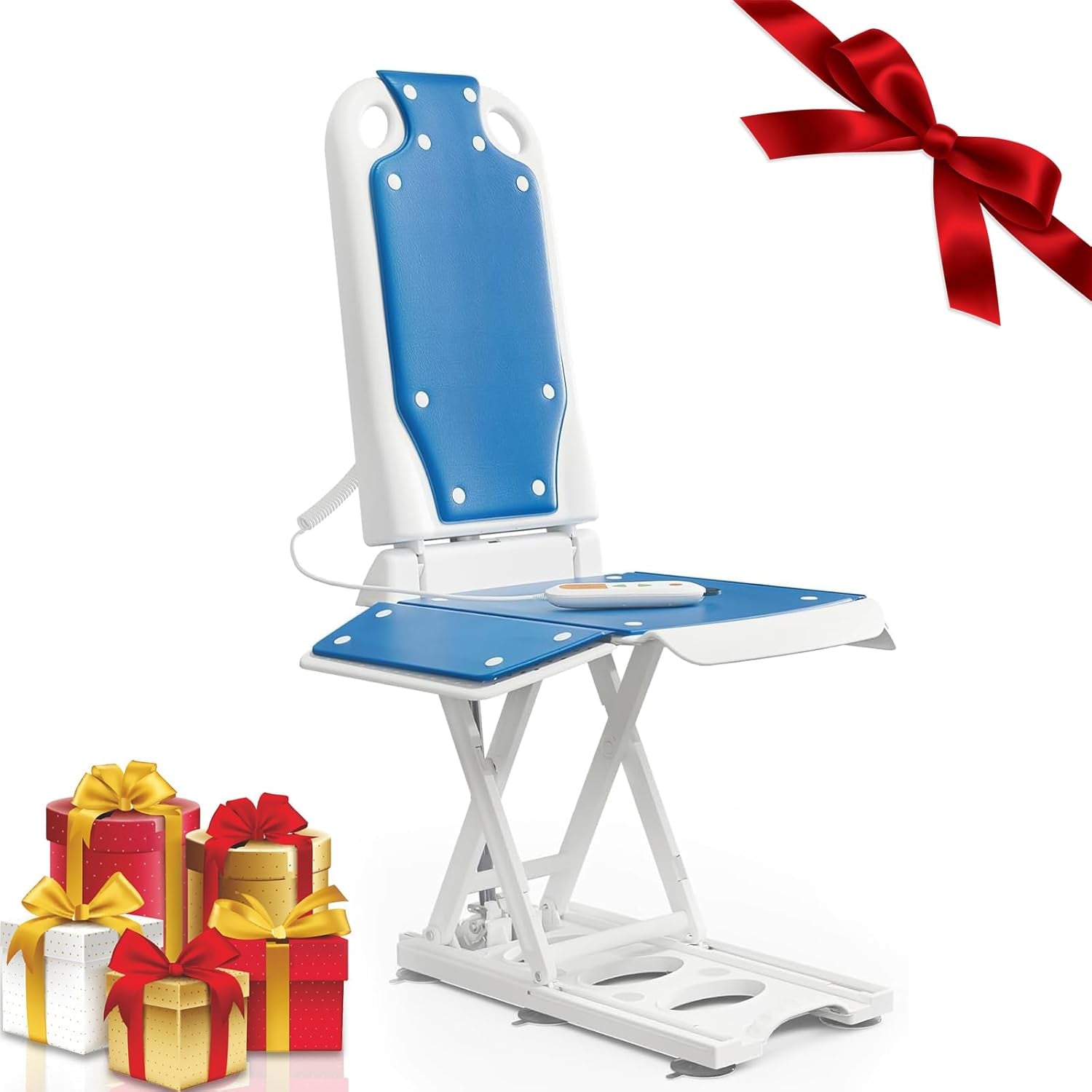 Electric Chair Lift, Get up from Floor, Floor Lift for Elderly, Can Be Raised to 20”, Help You Stand up Again, Support up to 300 LBS, Item Weight 30 LBS, FSA HSA Eligible, JC35M3