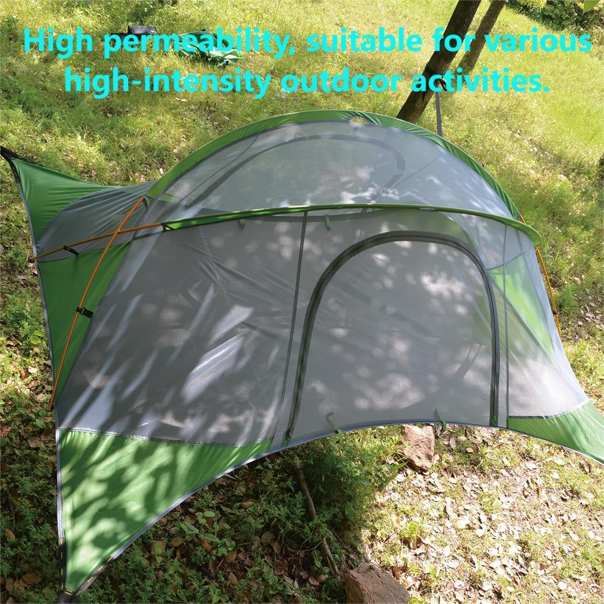Camping Hammock,Large Hammocks-Portable Camping Hommock for Family Tree Tent,For Outside, Hiking, and Travel (Green)