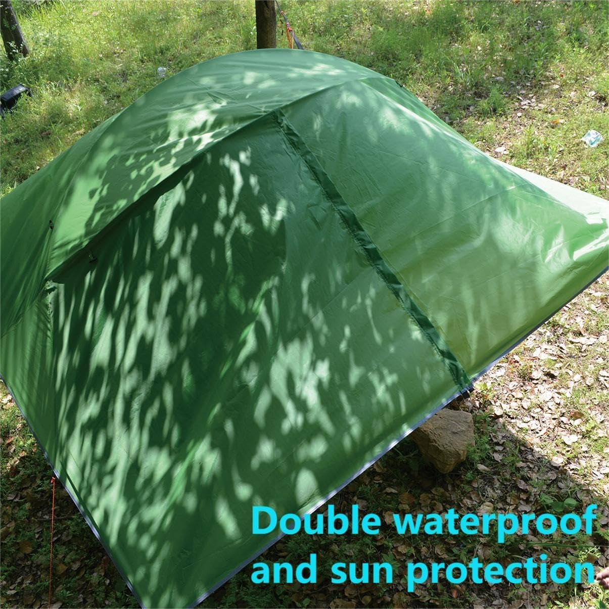 Camping Hammock,Large Hammocks-Portable Camping Hommock for Family Tree Tent,For Outside, Hiking, and Travel (Green)