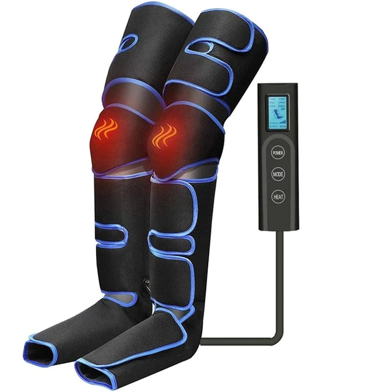 360° Air Pressure Leg Massager for Enhanced Blood Circulation, Muscle Relaxation, and Lymphatic Drainage - 2023 Model