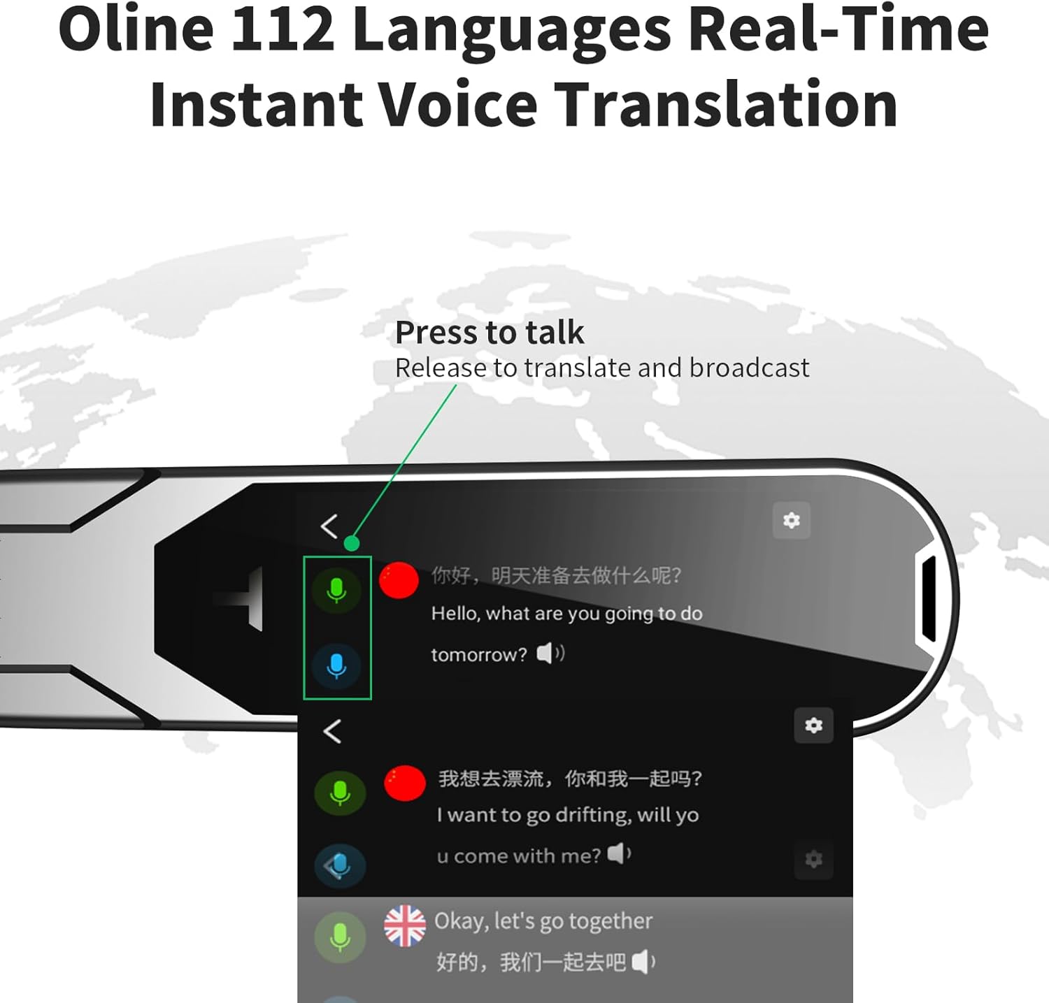 Translator Pen, Reading Pen for Dyslexia, Traductor De Voz Instantaneo, Pen Scanner Text to Speech Device, Scan Reader Pen OCR Digital Pen Reader, Wireless Translation Pen Scanner for Students Adults