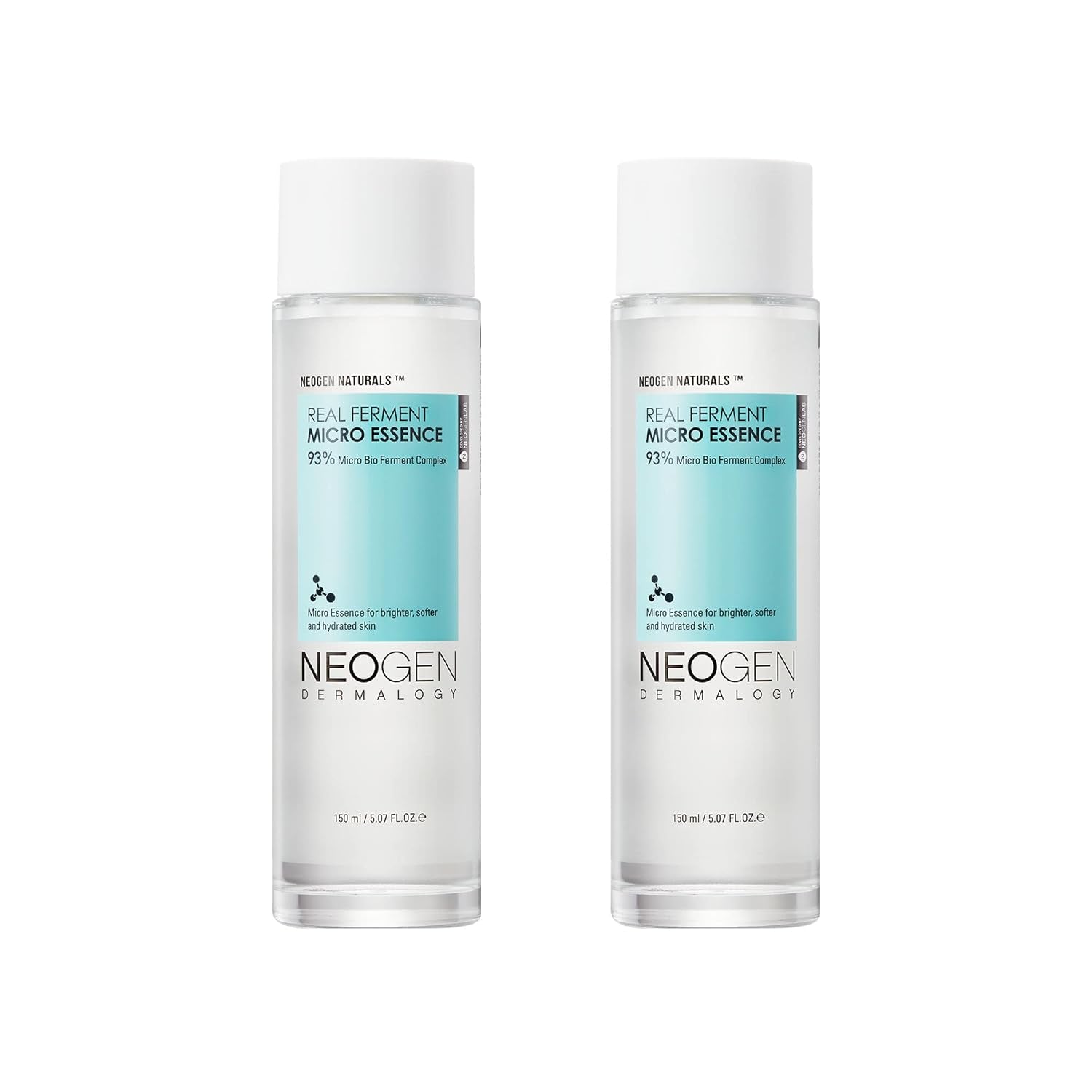 NEOGEN DERMALOGY Real Ferment Micro Essence 5.07 Fl Oz (150Ml) - 93% Naturally Fermented Facial Essence, Instantly Hydrates and Delivers Healthy Supple Skin - Korean Skin Care