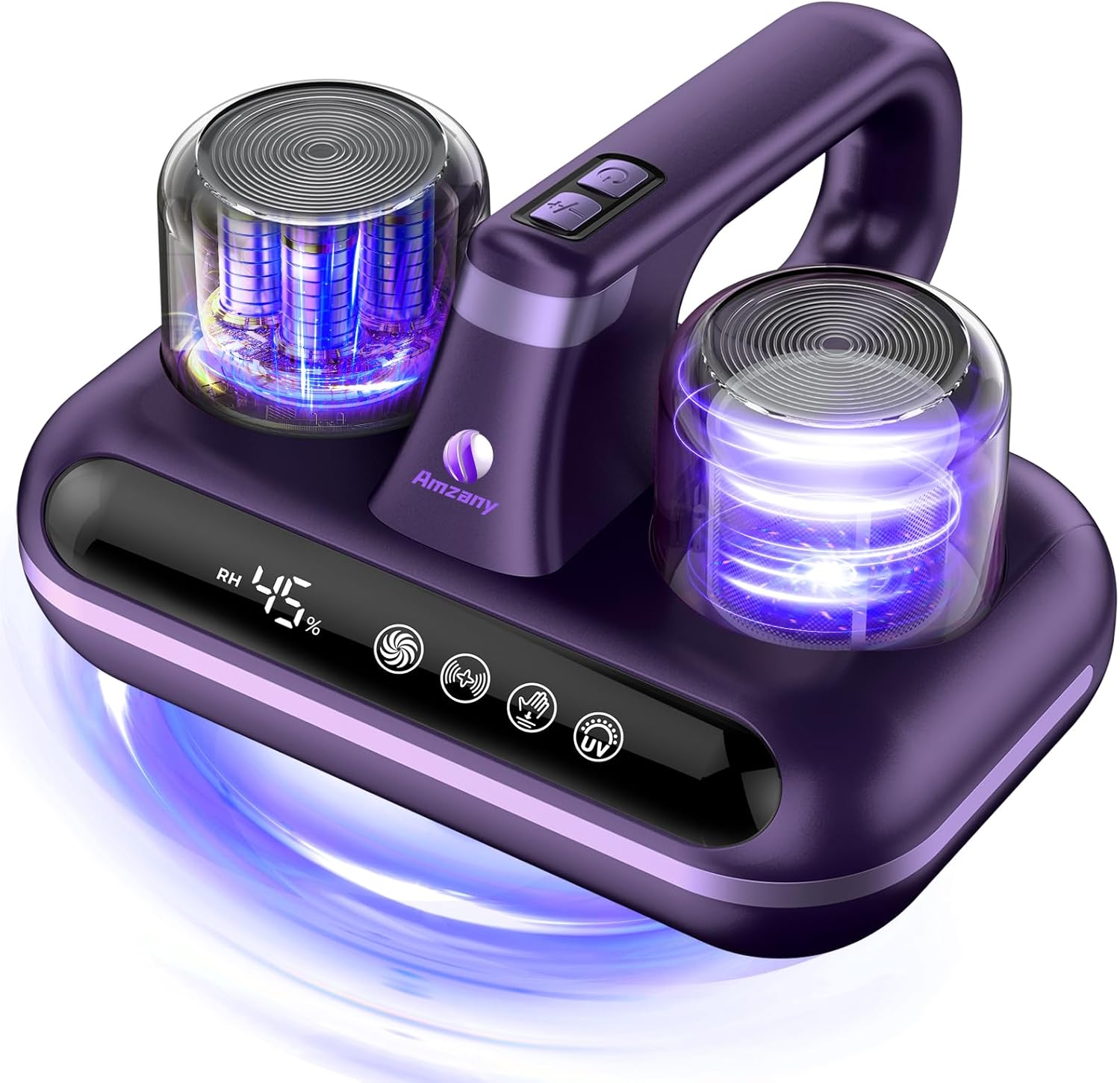 Mattress Vacuum Cleaner - 5-In-1 Cordless Bed Vacuum Cleaner, Powered by UV-C Light & Ultrasonic Technology, 16Kpa Strong Suction,Low Noise,Suitable for Dust, Pet Hair, Etc.