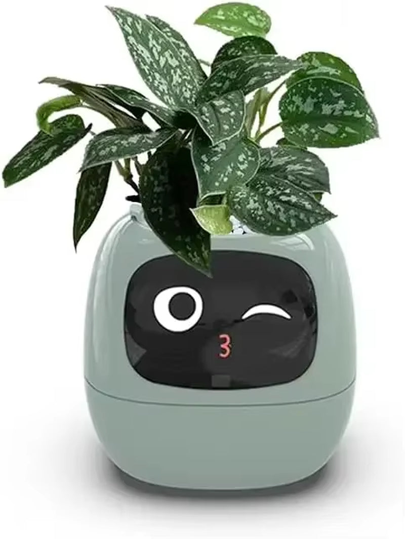 Smart Flowerpots,Smart Pet Planter,Ai Planter,Intelligent Flowerpots,Multiple Expressions