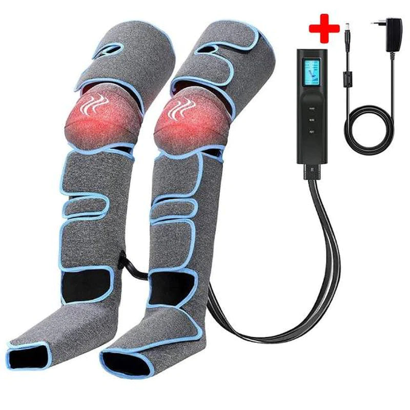 360° Air Pressure Leg Massager for Enhanced Blood Circulation, Muscle Relaxation, and Lymphatic Drainage - 2023 Model