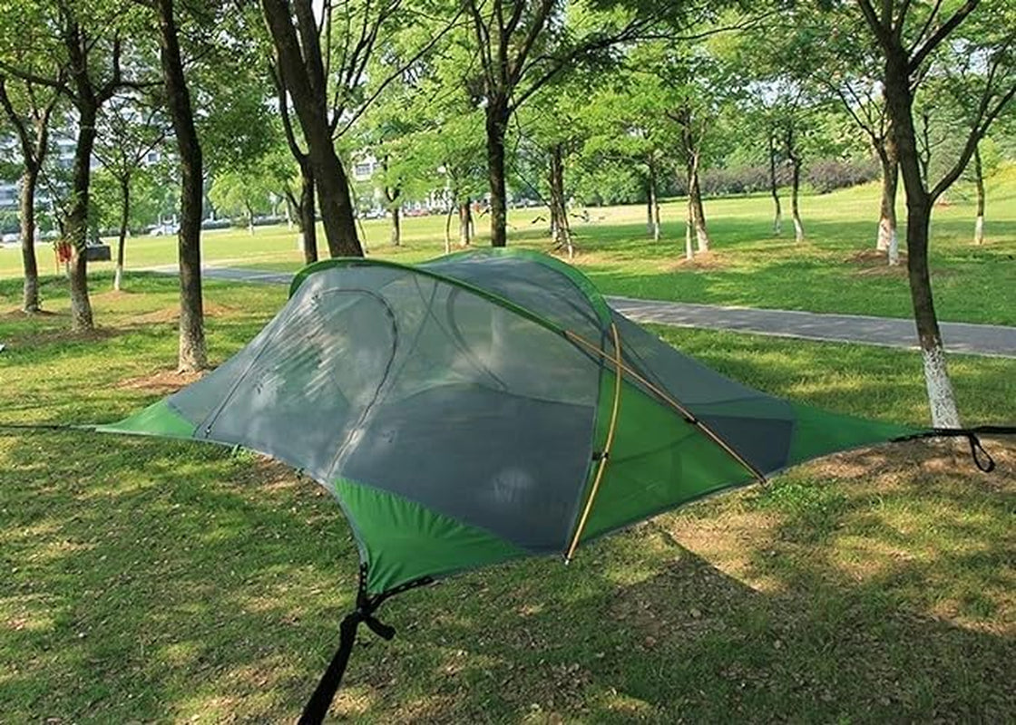 Camping Hammock,Large Hammocks-Portable Camping Hommock for Family Tree Tent,For Outside, Hiking, and Travel (Green)