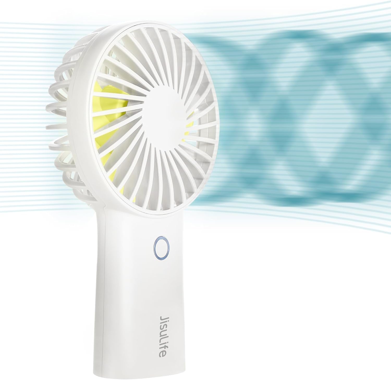 Handheld Fan with 20 Hours of Cooling, 4000Mah Battery, USB Rechargeable Portable Fan for Travel, Makeup, Concerts & Commute – Stay Cool Everywhere (Blue)