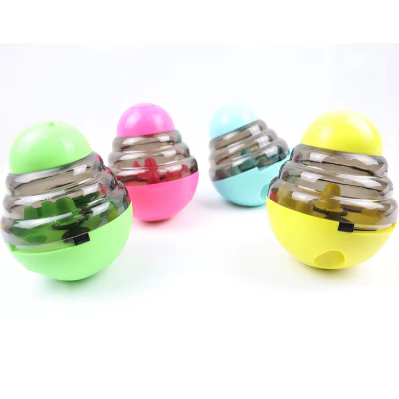 Interactive Cat Toy IQ Treat Ball Smarter Pet Toys Food Ball Food Dispenser for Cats Playing Training Balls Pet Supplies