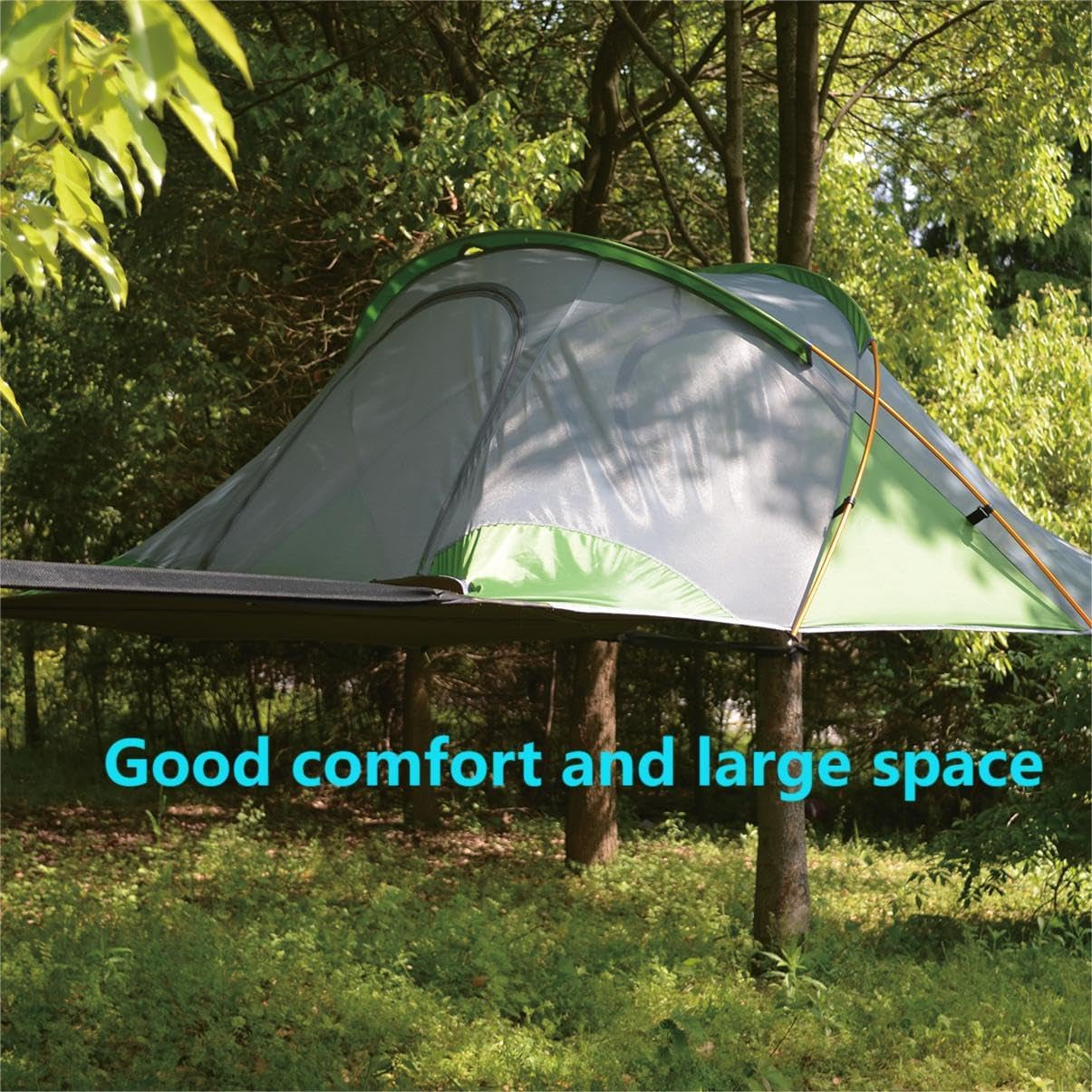 Camping Hammock,Large Hammocks-Portable Camping Hommock for Family Tree Tent,For Outside, Hiking, and Travel (Green)